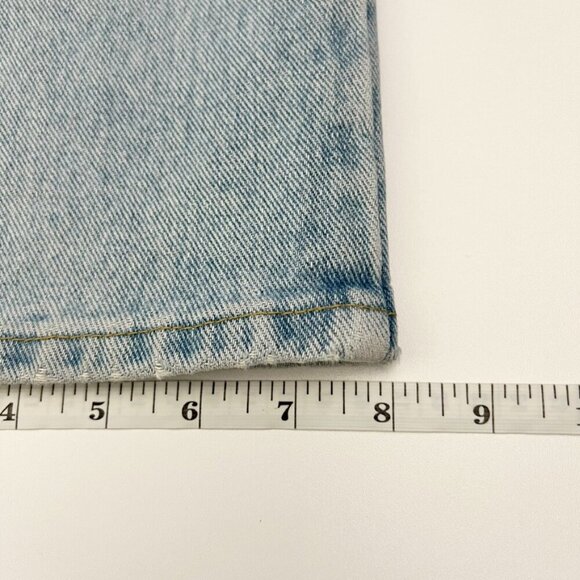 Lee Straight Leg Rigid Denim Light Wash Jeans Size 32 x 32 - Picture 13 of 15